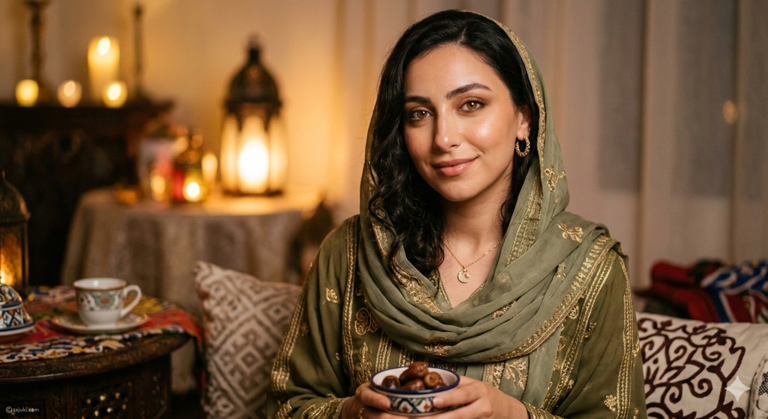 مكياج خفيف وأنيق لإفطار رمضان