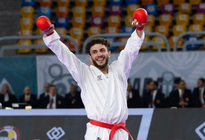 لاعب منتخب الكراتيه غيث يتأهل إلى نهائي الدوري العالمي