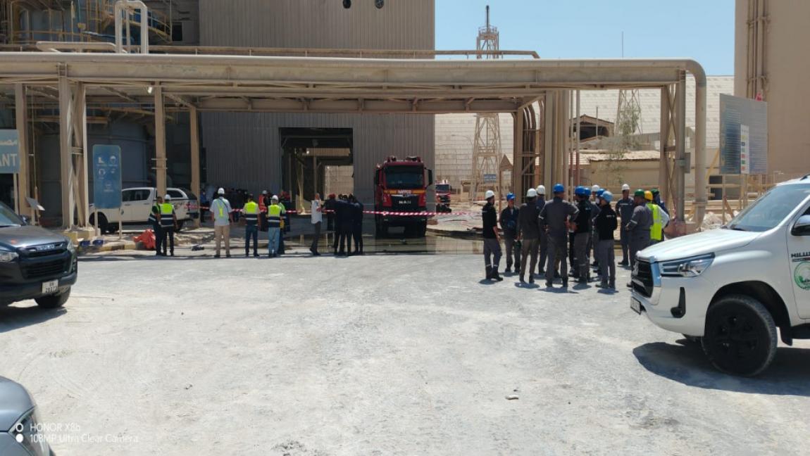 الكشف عن سبب تسرب غاز الأمونيا في العقبة