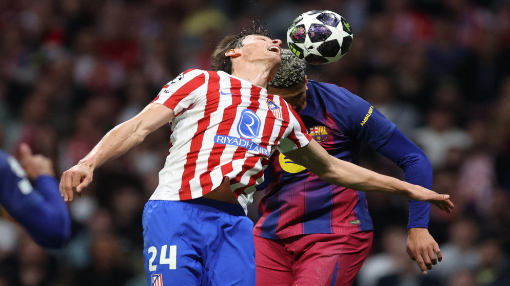 أتلتيكو يُقصي برشلونة ويبلغ نصف نهائي دوري أبطال أوروبا