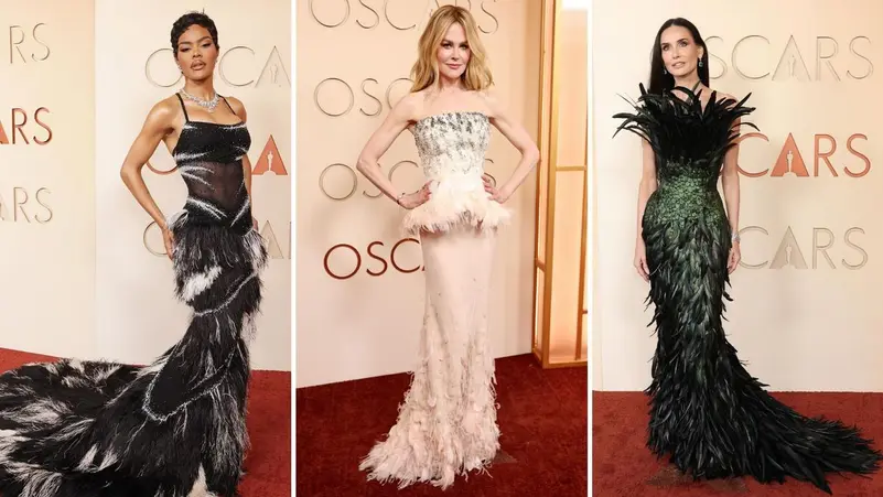 الريش ..  صديق النجمات في حفل أوسكار 2026