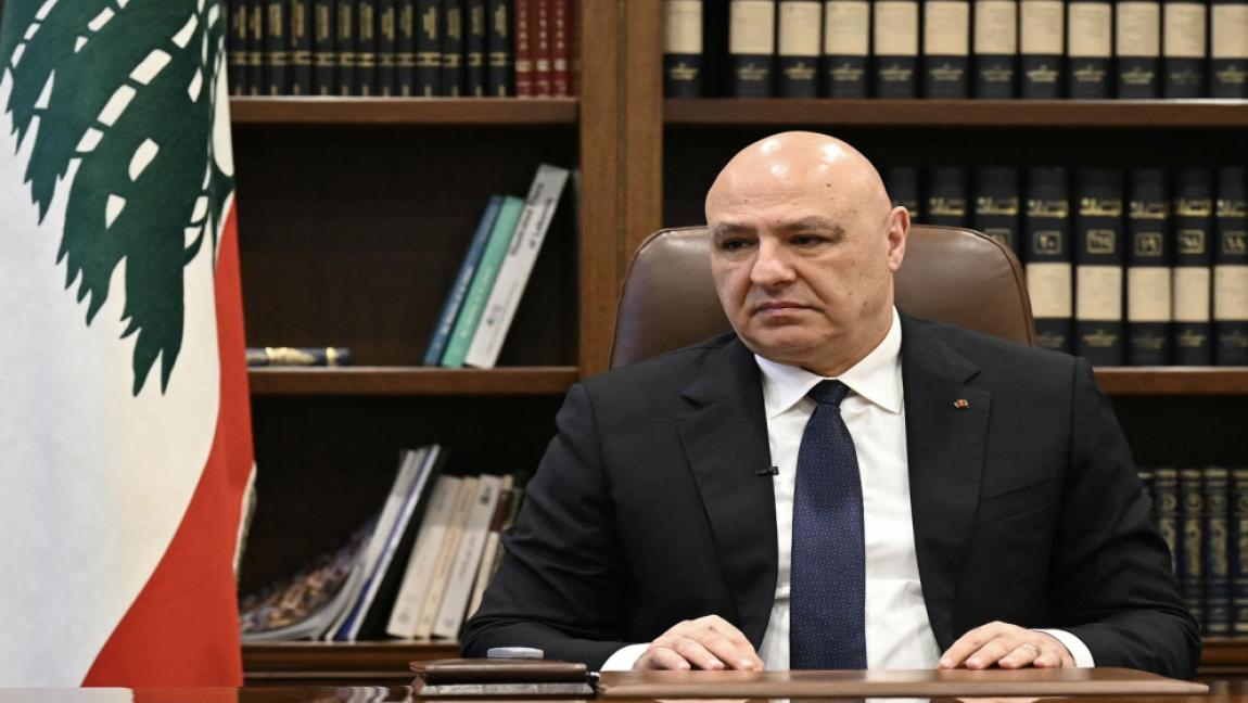 الرئيس اللبناني: نسعى لاتفاق أمني مع إسرائيل