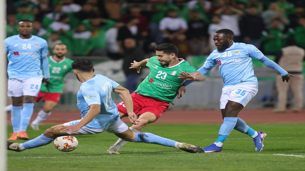 الوحدات يتجاوز الفيصلي بثنائية في دوري المحترفين