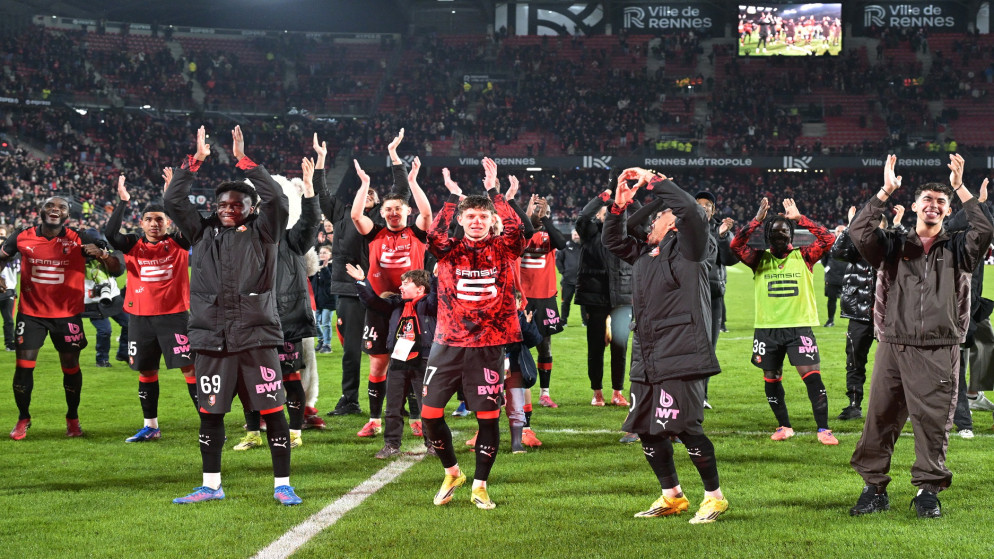 رين يُنهي سلسلة انتصارات سان جيرمان ويقدم خدمة للنس