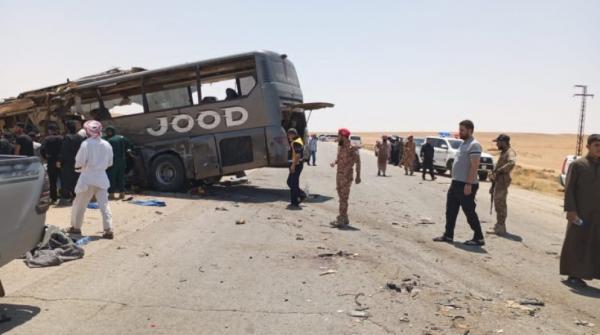 سوريا: 35 وفاة و30 إصابة بتصادم حافلتين