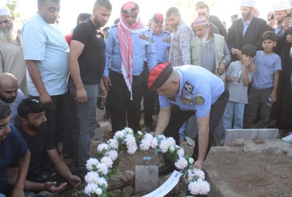 الأمن العام يُشارك بتشييع جثمان "الرائد" محمد قاسم احمد صبيح