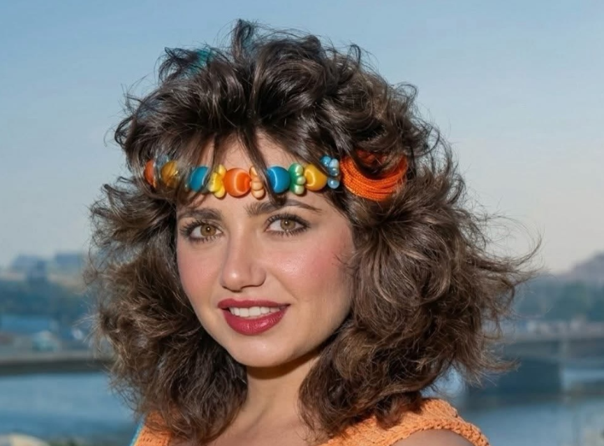 أبرزها حجم الشعر الكبير  ..  تسريحات الثمانينات تعود بإطلالات النجمات