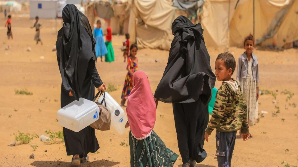 ارتفاع أعداد النازحين المسجلين في 8 محافظات يمنية إلى 158 ألفا