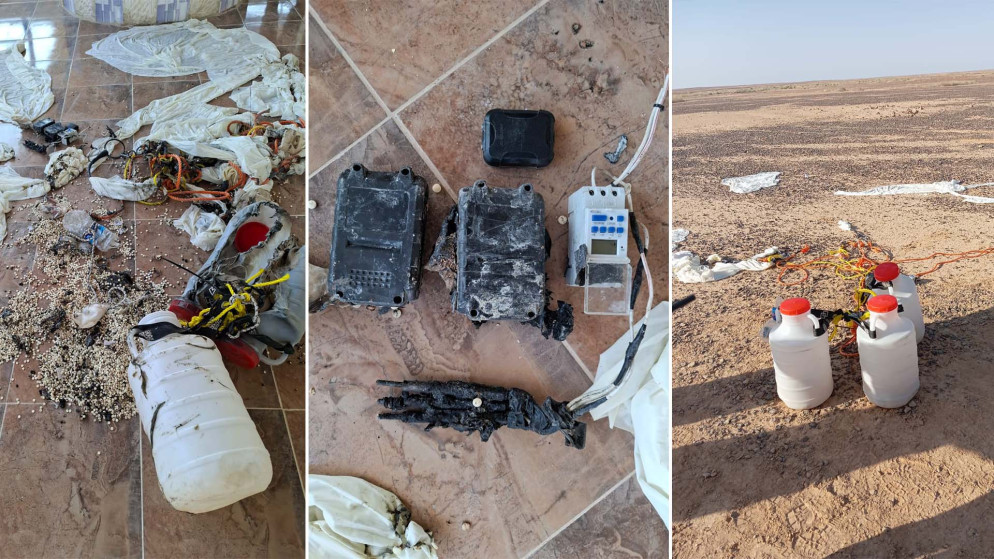 الجيش يحبط محاولة تهريب مخدرات بواسطة بالونات موجهة