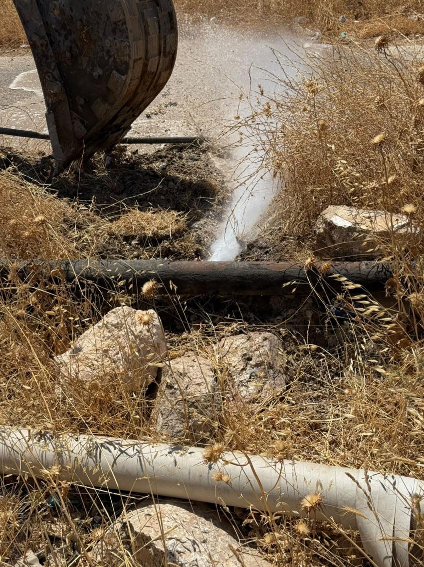 ضبط اعتداءات على المياه في ناعور وبئر مخالفة بجرش