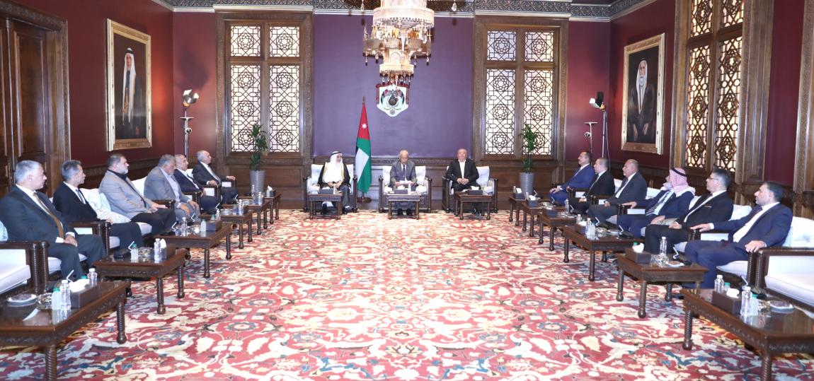 العيسوي يلتقي وفدا من أبناء عشيرة آل أبو السل