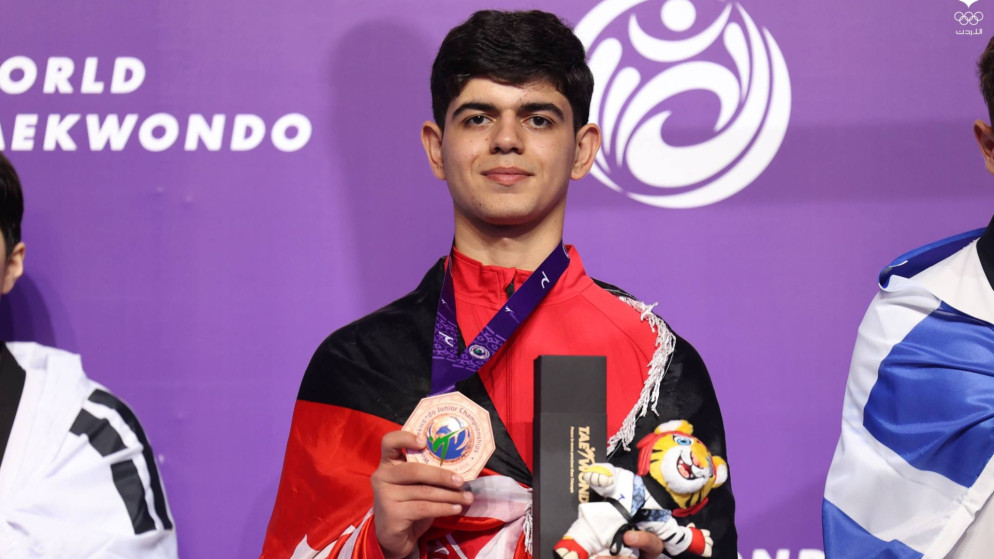 محمد عياصرة يحرز برونزية بطولة العالم للتايكواندو للناشئين