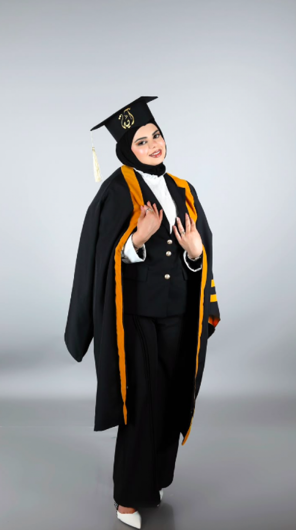 الماجستير لآية كتكت  ..  ألف مُبارك
