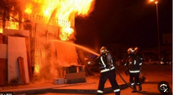 وفاة زوجان وإصابة ابنهما إثر حريق منزل في إربد