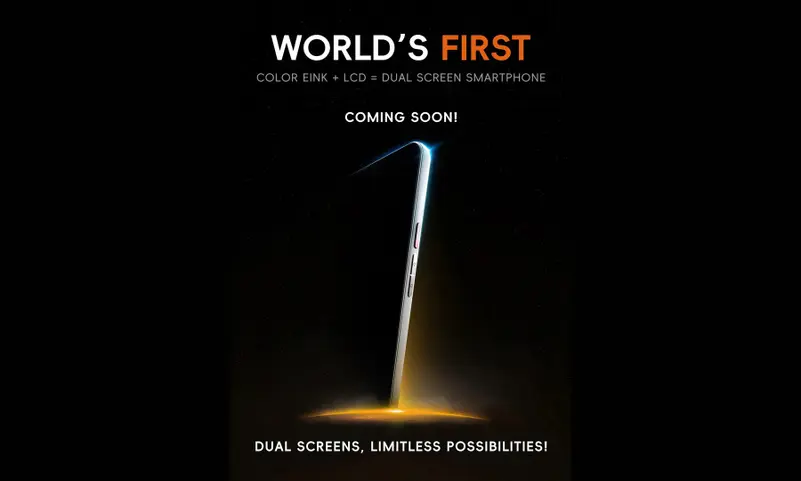 هاتف بشاشتين ..  هل ينجح مزيج E‑Ink وLCD هذه المرة؟
