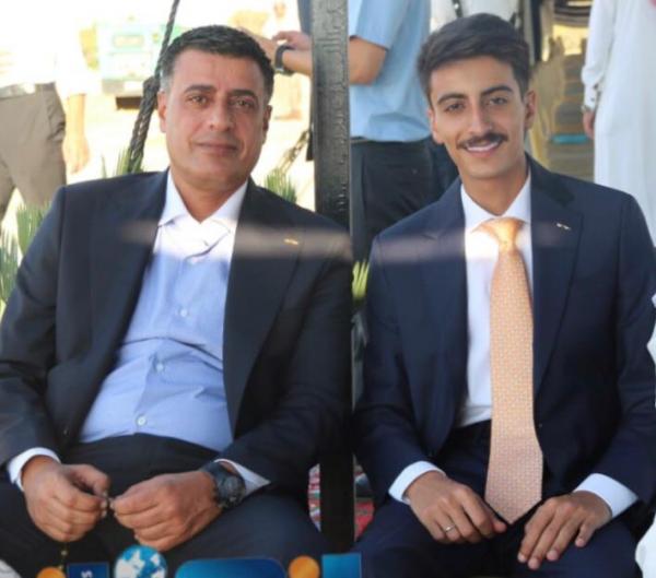 السفير العجلوني وعائلته يهنئون بزفاف راشد الفايز