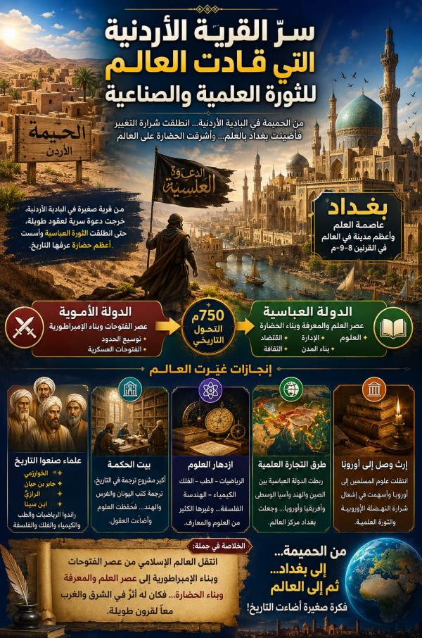 سرّ القرية الأردنية المخفية والتي مهدت للثورة العلمية والصناعية العالمية