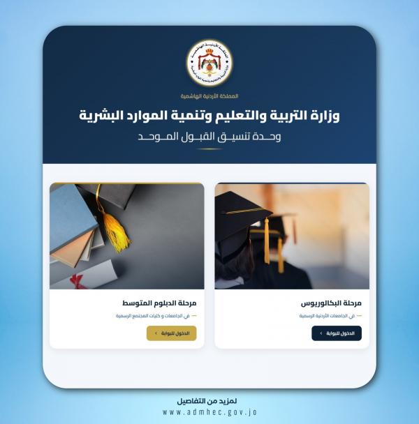607 تخصصات متاحة في القبول الموحد للبكالوريوس و206 للدبلوم