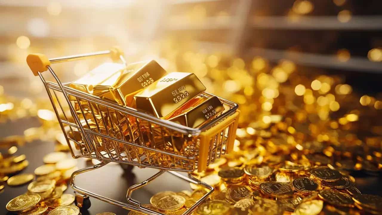 الذهب يقفز بفضل آمال السلام في الشرق الأوسط وانخفاض الدولار