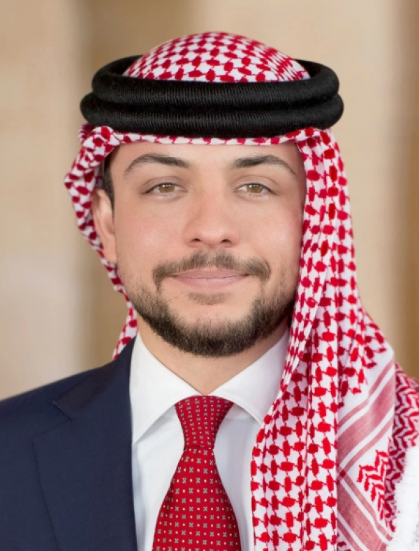 ولي العهد يلتقي نائب المستشار النمساوي على هامش مباراة النشامى