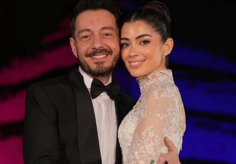 أحمد زاهر يحتفل بعيد ميلاد ابنته ليلى بعد الأمومة